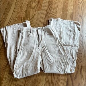 Pilcro Cream Casual Pants